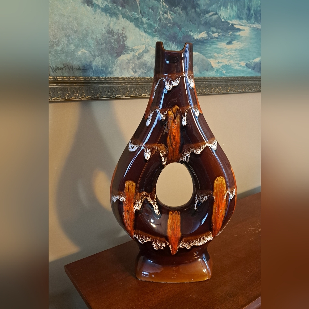 Huge Mcm Maurice Chalvignac Vase In Great Condition Vintage Vase